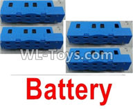 Wltoys Q626 Q626-B Parts-12-03 LI-Poli Battery(4pcs)-Blue,Wltoys Q626 Q626-B RC Quadcopter Drone Spare Parts Accessories,Wltoys Model Q626 Replacement Accessories